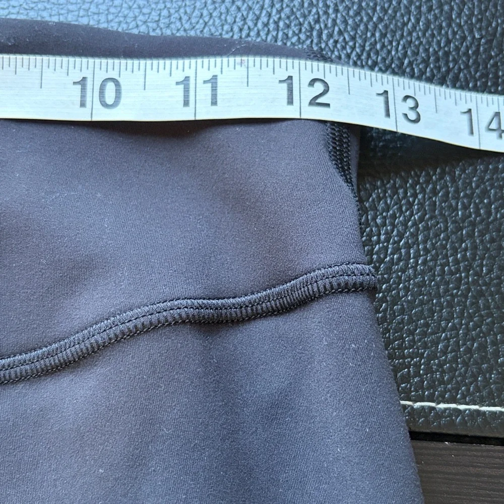Lululemon Get in Line Super High Rise Tight 28 inch Black Legging Sz 8 - Picture 14 of 15